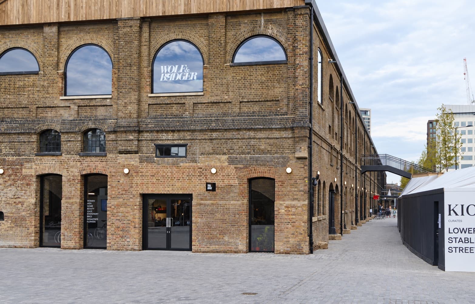The historic arches at Coal Drops Yard