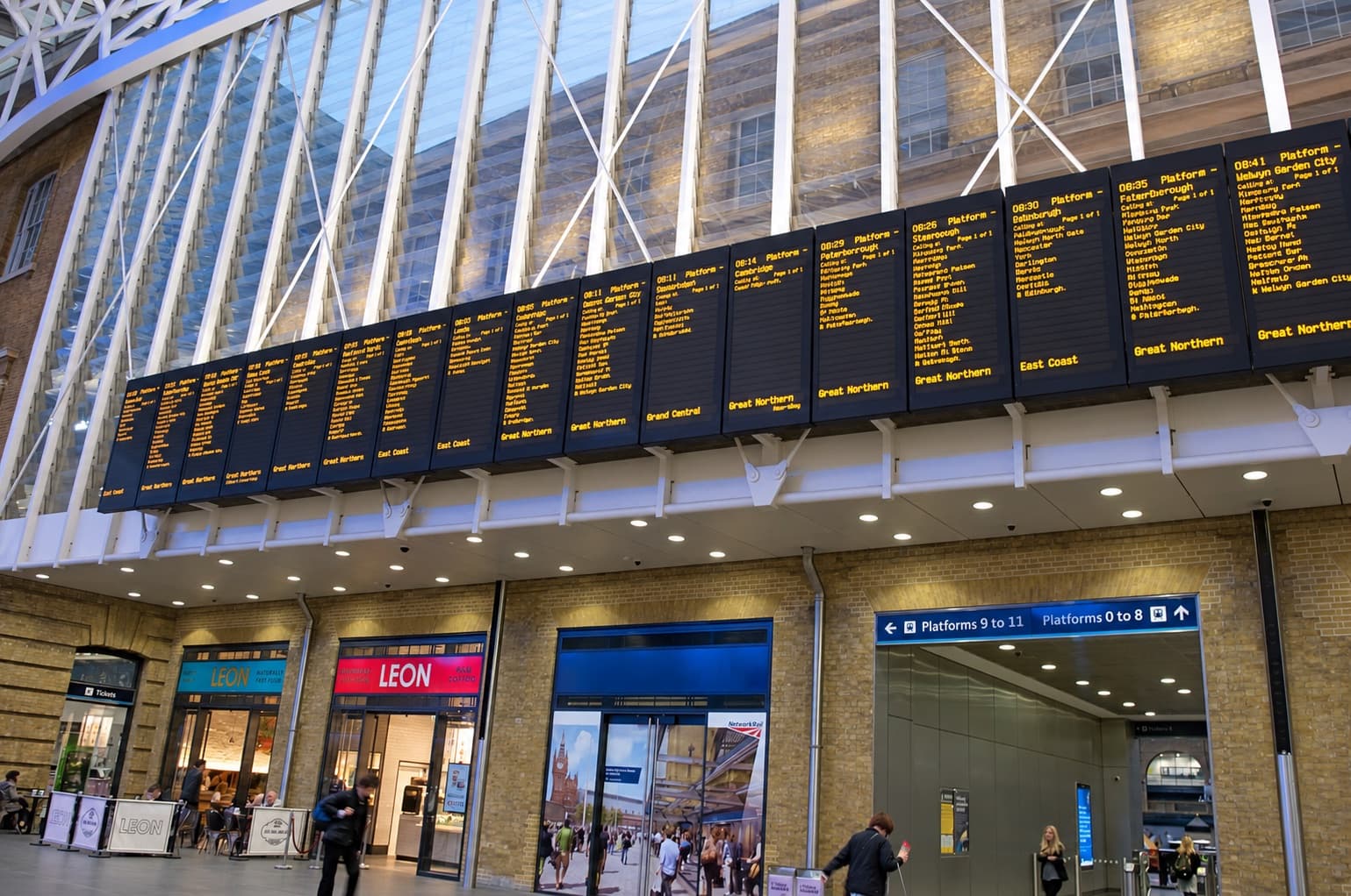 King’s Cross departures